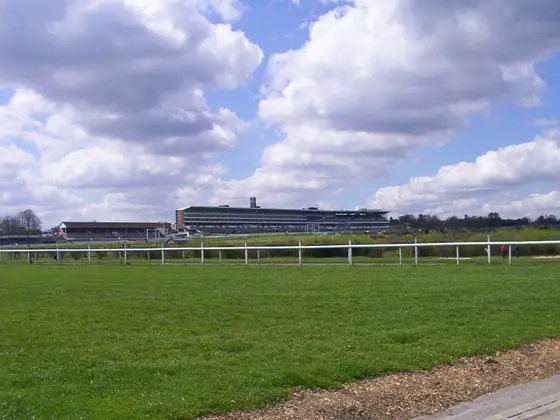 Grandstand from the Winkfield Road entrance.