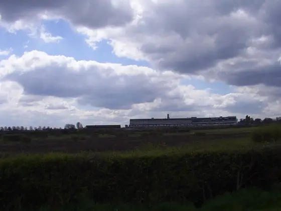 Grandstand seen from Swinley Bottom.